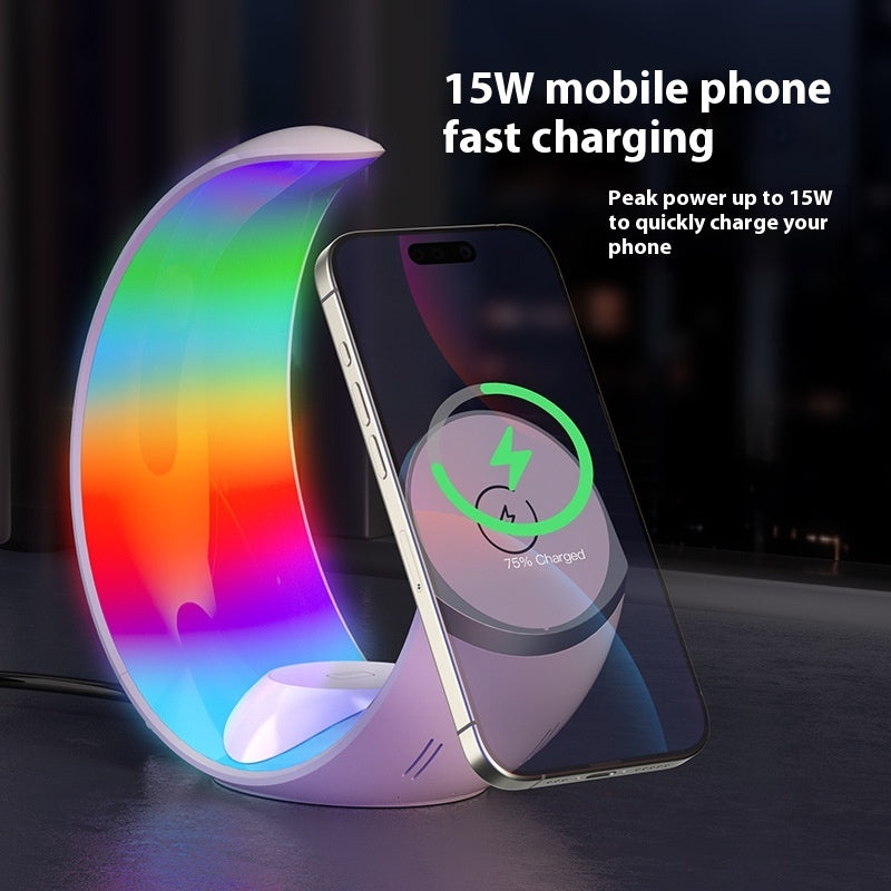 Wireless 4 In 1 Small Night Lamp Charger