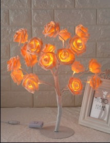 LED Rose Small Tree Lamp