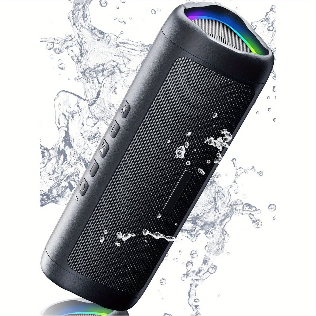 Portable 20W Wireless Speaker with RGB Lights & TWS