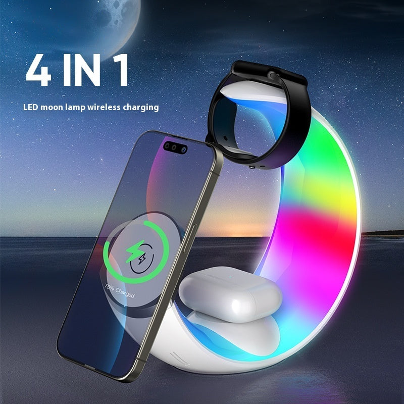 Wireless 4 In 1 Small Night Lamp Charger