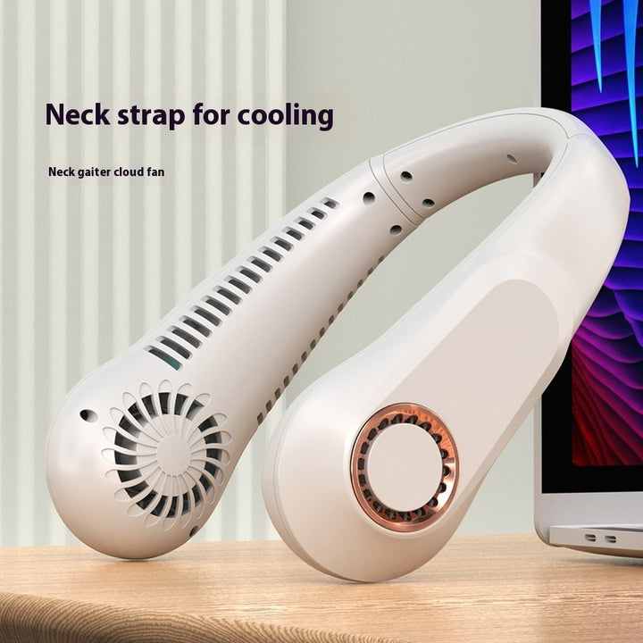 Portable Bladeless Silent Cooling Fan with Adjustable Bracket