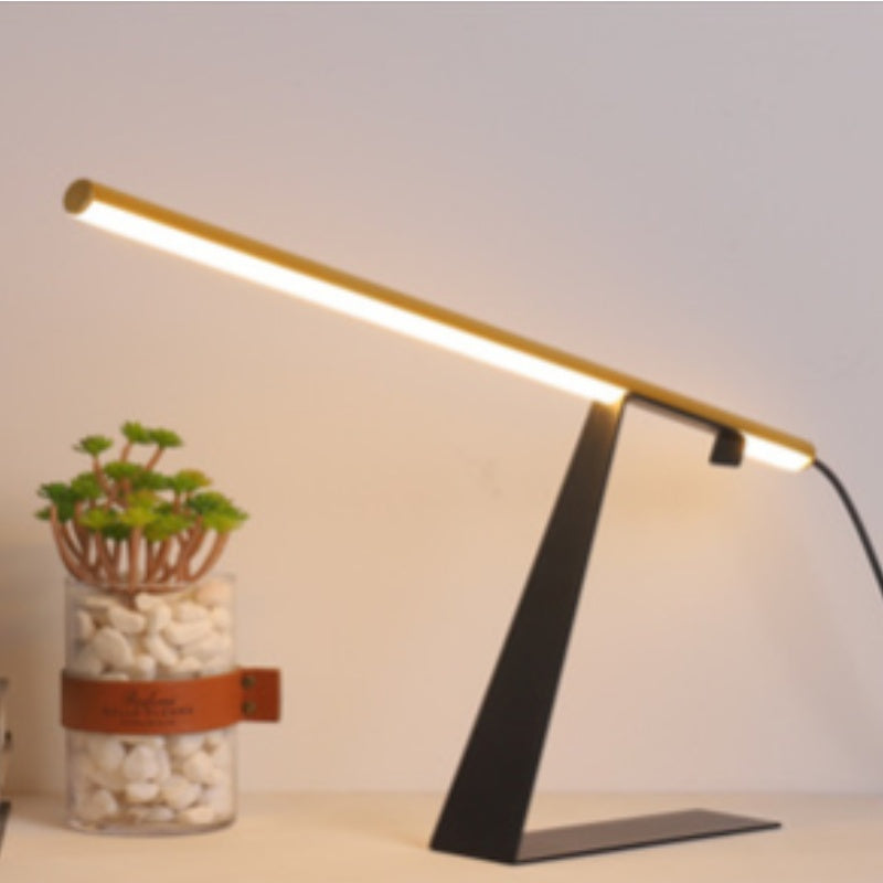 Modern Geometric Long Pole Study Lamp