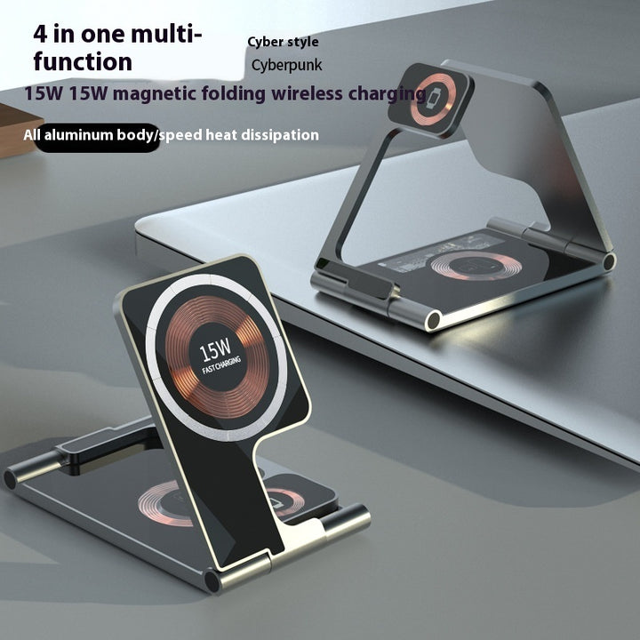 New Magnetic 4-in-1 Wireless Charger