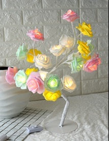 LED Rose Small Tree Lamp