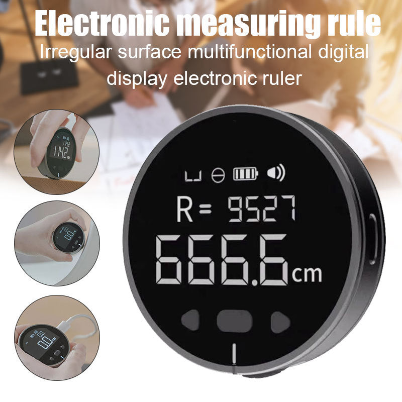 High-Definition Digital Distance Measuring Tool with LCD Display