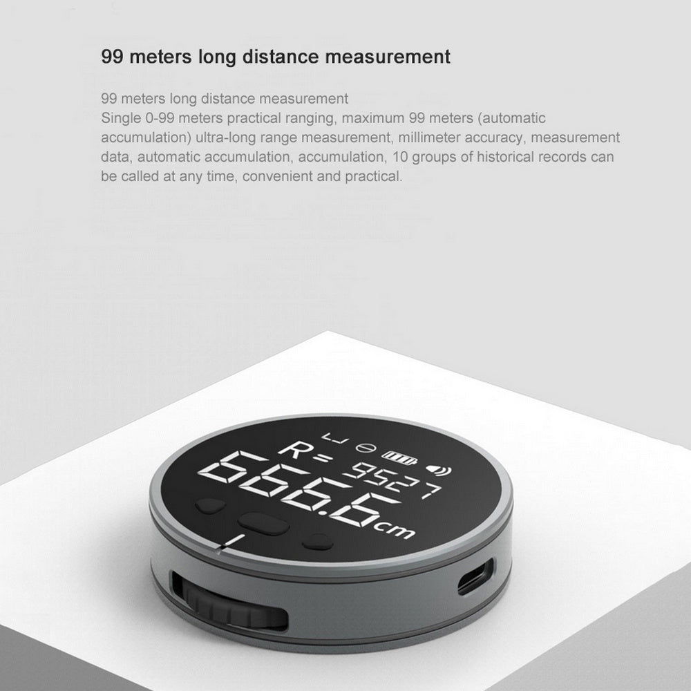 High-Definition Digital Distance Measuring Tool with LCD Display