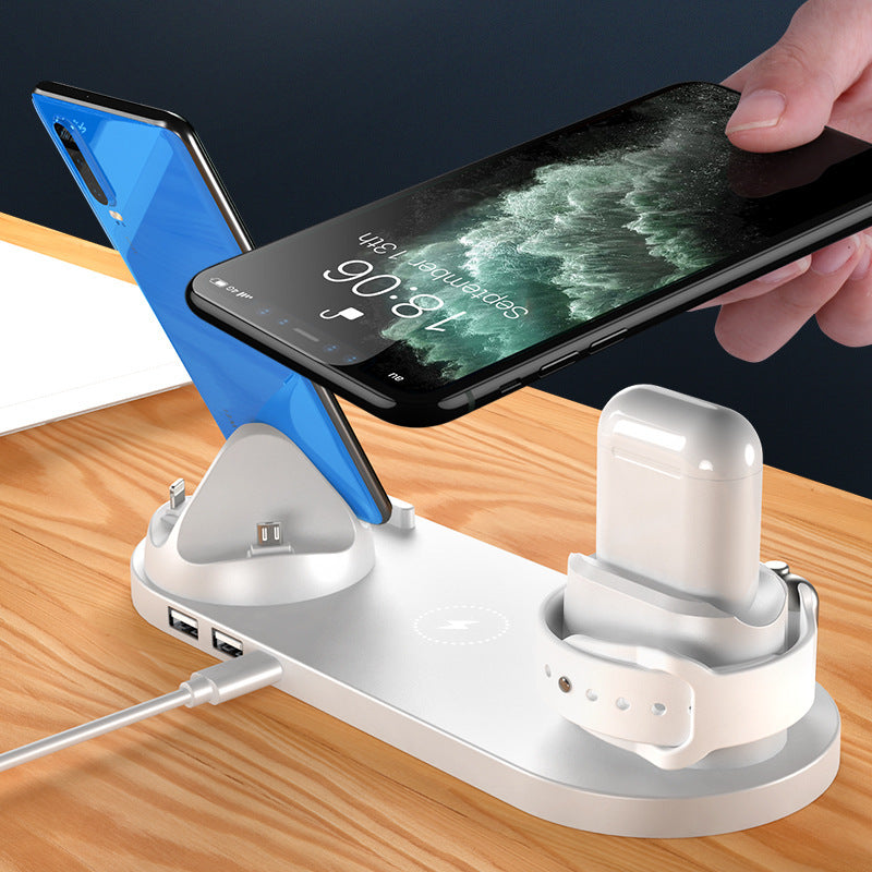 6 In 1 Wireless Charging Dock Station