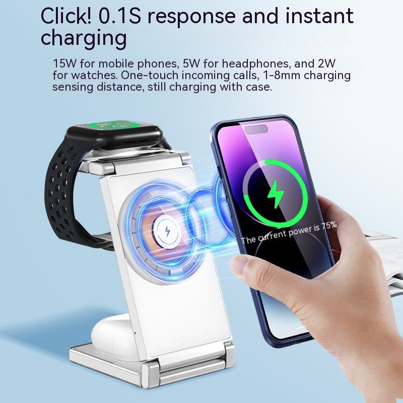 4 in 1 Folding Magnetic Wireless Charging